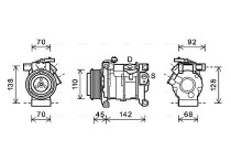 Compressor, airconditioning