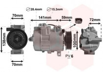 Compressor, airconditioning