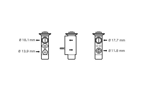 EXPANSIEVENTIEL 5/6Series E60>E64 vanaf '03