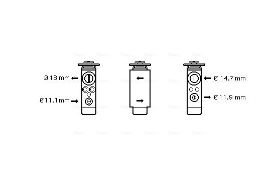 Expansieventiel, airconditioning