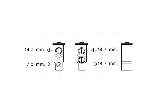 Expansieventiel, airconditioning