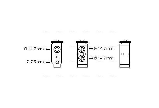 Expansieventiel, airconditioning