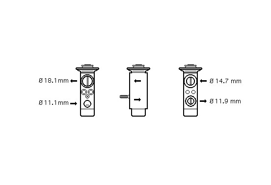 EXPANSIEVENTIEL MB W169(A)/W245(B) 04-