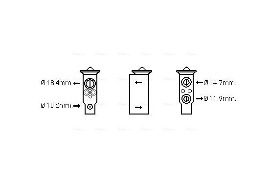 Expansieventiel, airconditioning