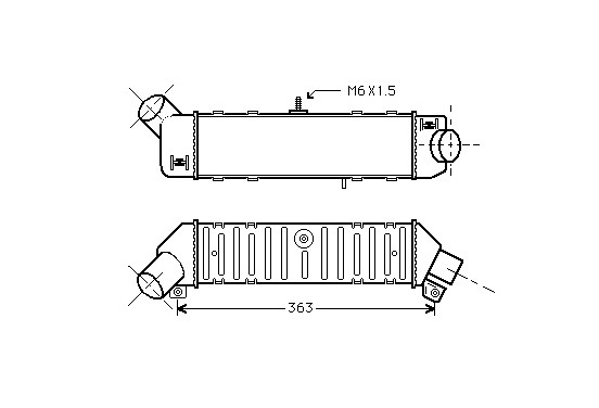 INTERCOOLER 1,9 TD 58004162 International Radiators