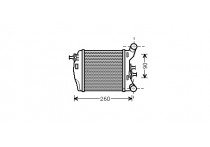 INTERCOOLER RECHTS ABARTH 500 1.4 TURBO vanaf '08