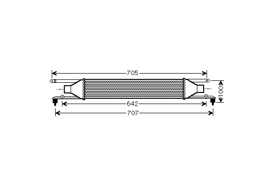 INTERCOOLER GRANDE PUNTO 13MJTD 66kw handgeschakeld 17004320 International Radiators