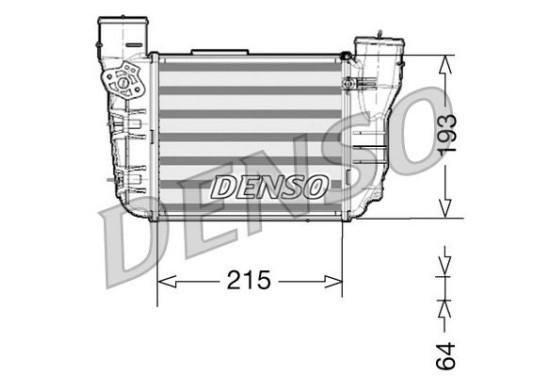 Intercooler DIT02020 Denso