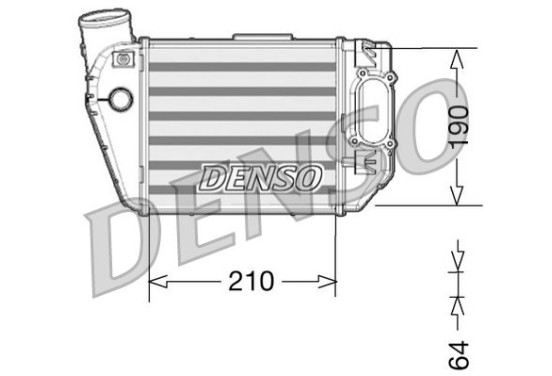 Intercooler DIT02021 Denso