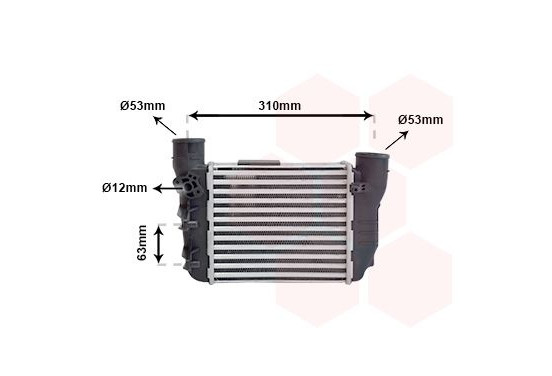 INTERCOOLER 1.8 03004186 International Radiators