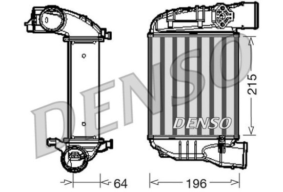 Intercooler DIT02003 Denso