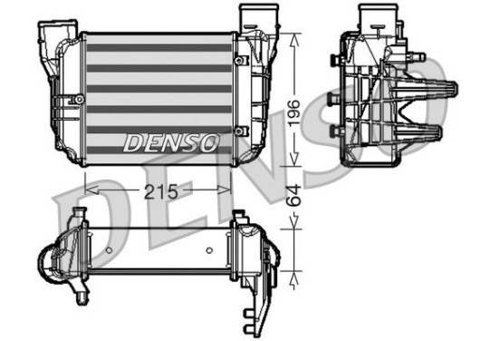 Intercooler DIT02002 Denso