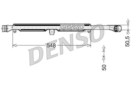 Intercooler DIT02026 Denso
