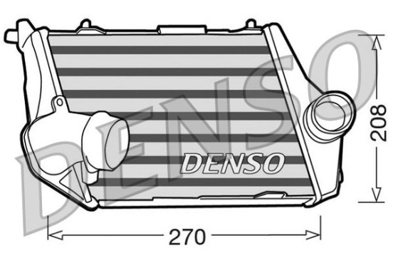 Intercooler DIT02013 Denso