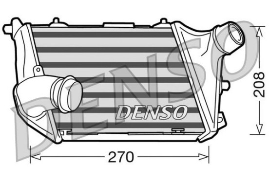 Intercooler DIT02015 Denso