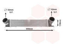 INTERCOOLER 1- en 3-SERIE 1.6D/1.8D/2.0D vanaf '04