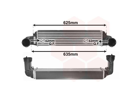 INTERCOOLER 318D / 320D / 330D  vanaf '03 06004280 International Radiators