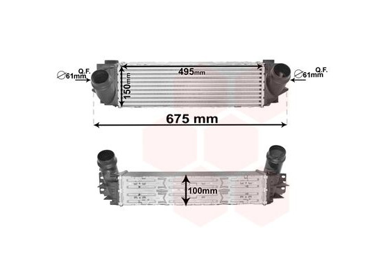 Intercooler 06004457 International Radiators