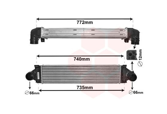 Intercooler 02004219 International Radiators