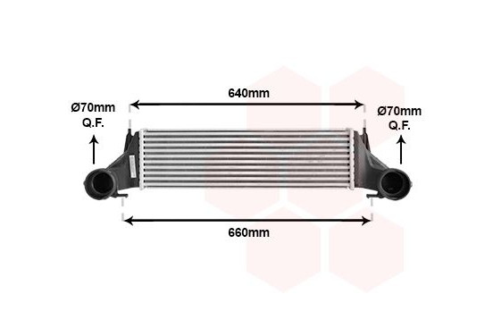 Intercooler 06004421 International Radiators