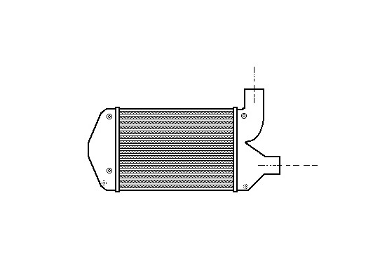 INTERCOOLER 2.0 Turbo / 2.0 TD 73004001 Van Wezel