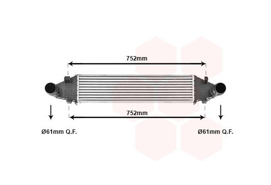 Intercooler 30004596 International Radiators