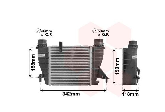 Intercooler 43004553 International Radiators