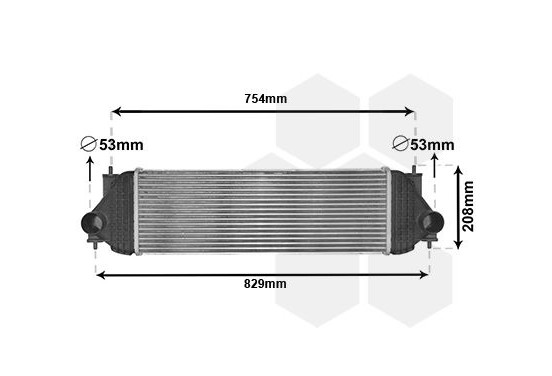 Intercooler 52004134 International Radiators