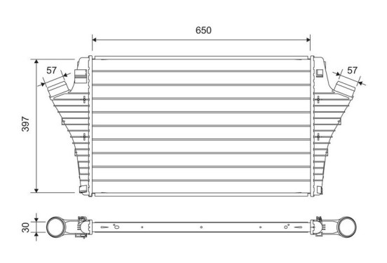 Intercooler 817697 Valeo