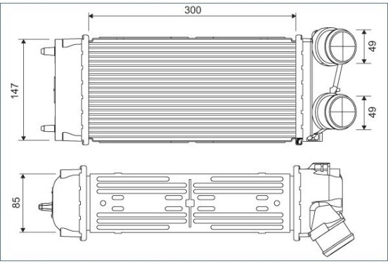 Intercooler 817845 Valeo