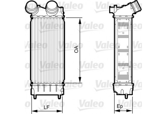 Intercooler 818226 Valeo