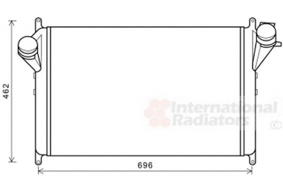 Intercooler 83004221 International Radiators