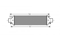 INTERCOOLER BRAVO 2.0JTDM HANDGESCHAKELD vanaf '08