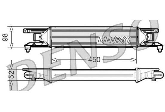 Intercooler DIT01001 Denso