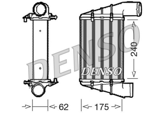 Intercooler DIT02001 Denso