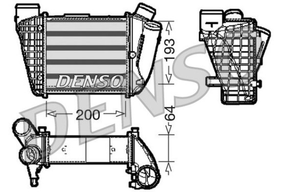 Intercooler DIT02004 Denso
