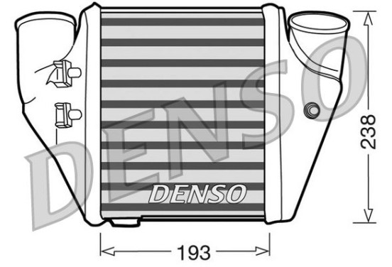 Intercooler DIT02006 Denso