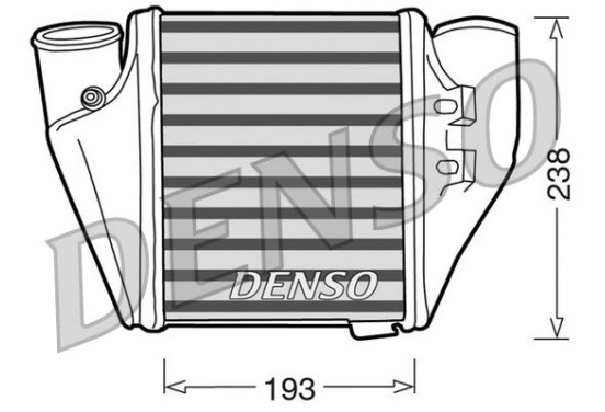 Intercooler DIT02007 Denso