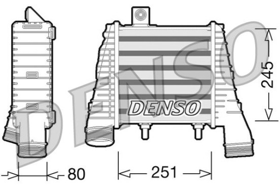 Intercooler DIT02008 Denso