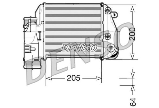 Intercooler DIT02025 Denso