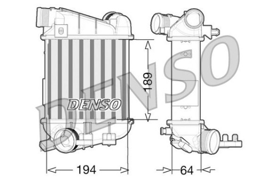 Intercooler DIT02027 Denso