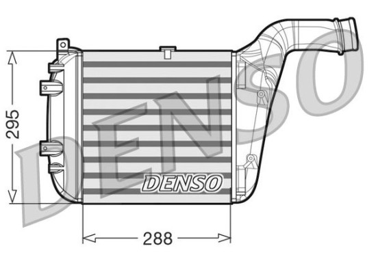 Intercooler DIT02030 Denso