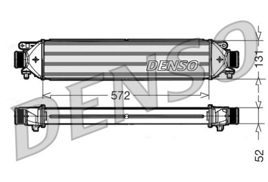 Intercooler DIT09109 Denso