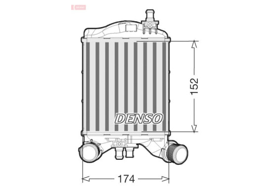 Intercooler DIT09111 Denso