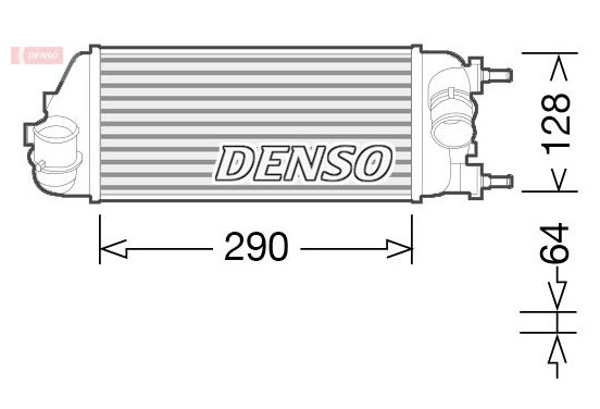 Intercooler DIT09115 Denso