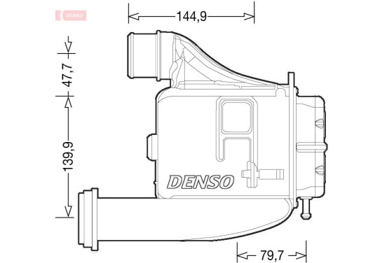 Intercooler DIT12006 Denso
