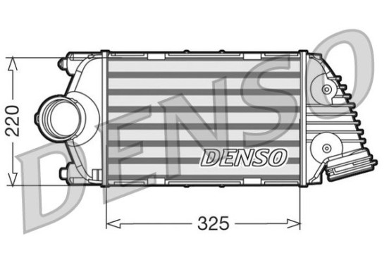 Intercooler DIT28015 Denso