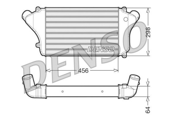 Intercooler DIT45004 Denso