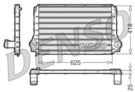 Intercooler DIT50003 Denso