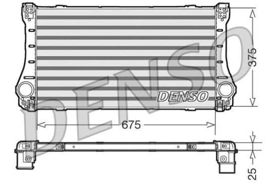 Intercooler DIT50005 Denso